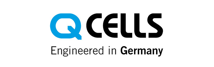 Logo QCells, partenaire panneaux solaires photovoltaïques